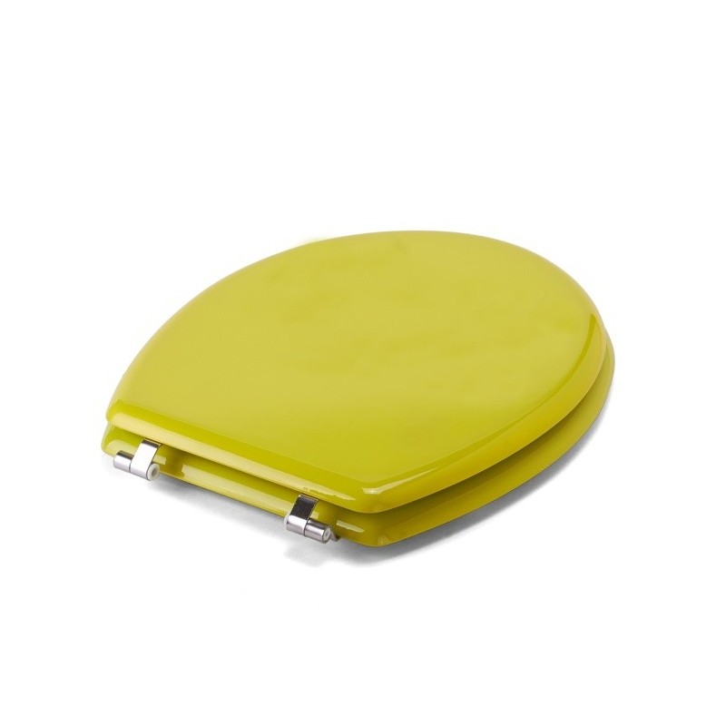 Abattant WC MDF CLÉO Vert Pistache - Charnières Inox MSV MSV
