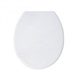 MSV Toilet Seat PP White - Stainless Steel Hinges