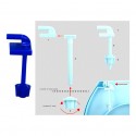 MSV WC-Sitz Marineblauer PP- - PS-Scharniere MSV
