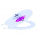 MSV Toilet Seat PP BORNEO White & Pink - PS hinges MSV