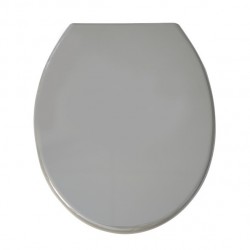 MSV Asiento de inodoro PP Gris - Bisagras de PS MSV