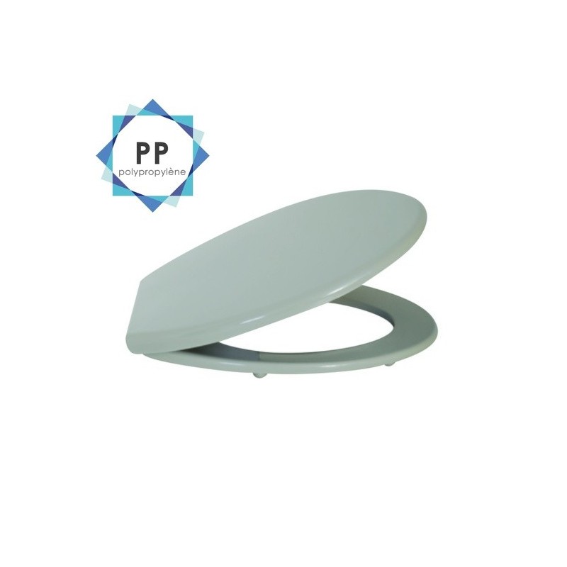 MSV Toilet Seat PP Gray - PS Hinges MSV
