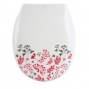 Abattant Wc Thermo Dur Motif Floral - Charnières PS MSV MSV