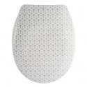 MSV Copriwater Plastica MOZAIK Beige - Cerniere PS MSV