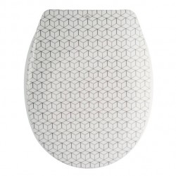 Abattant Wc Thermo Dur MOZAIK Beige - Charnières PS MSV MSV