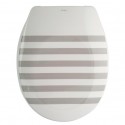 MSV Copriwater Plastica SEAUVILLE blu e bianco - Cerniere PS MSV
