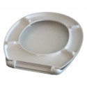 MSV Copriwater Plastica WORLD Grigio e Bianco - Cerniere PS MSV