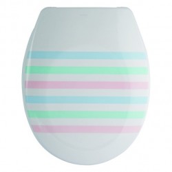Abattant wc Thermo Dur SEAUVILLE Pastel - Charnières PS MSV MSV