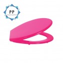 Abattant WC PP Rose - Charnières PS MSV MSV