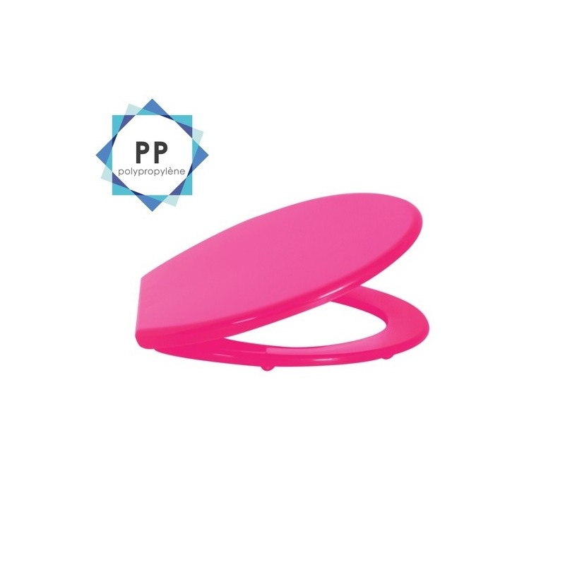 MSV Toilet Seat PP Pink - PS hinges MSV