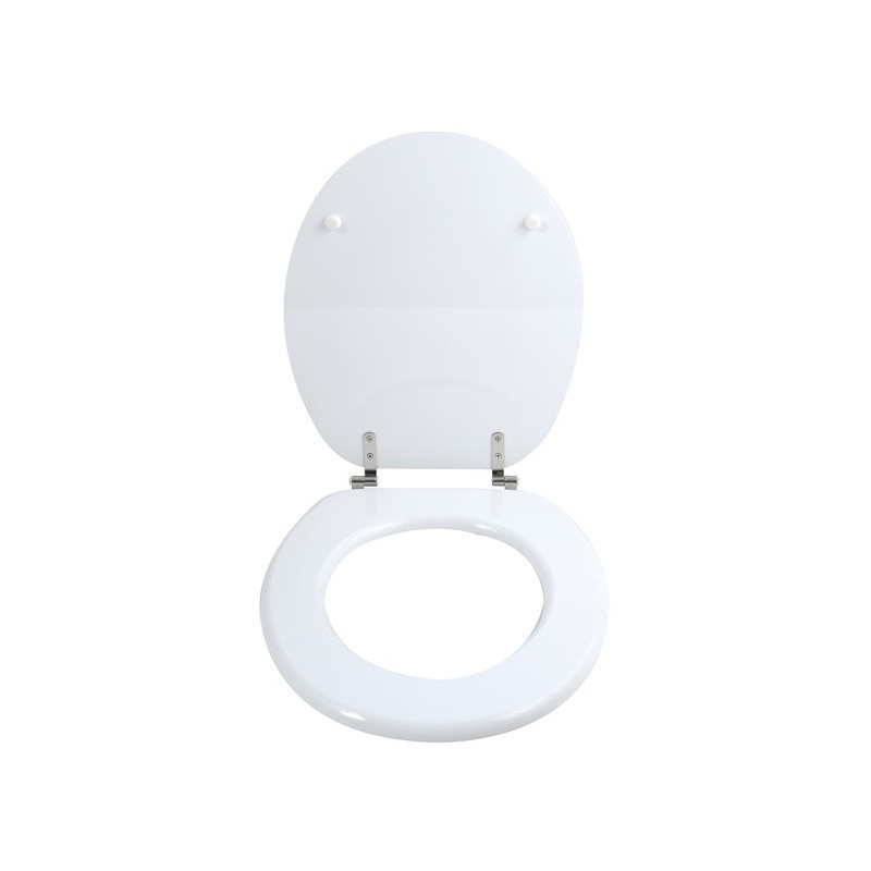 MSV Toilet Seat MDF ORIGAMI Blue - Stainless Steel Hinges MSV