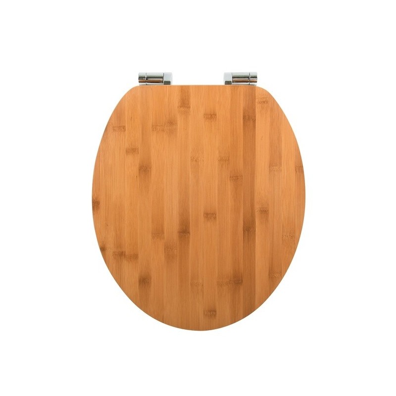 Spirella Copriwater Legno KITTY Cat Black & White - Cerniere in zinco Spirella