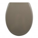 Abattant Wc EASY CLIP Thermo Dur Taupe - Charnières Inox Spirella Spirella