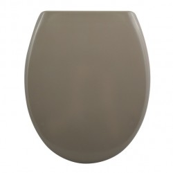 Spirella Copriwater EASY CLIP Plastica Grigio - Cerniere in Acciaio Inox Spirella