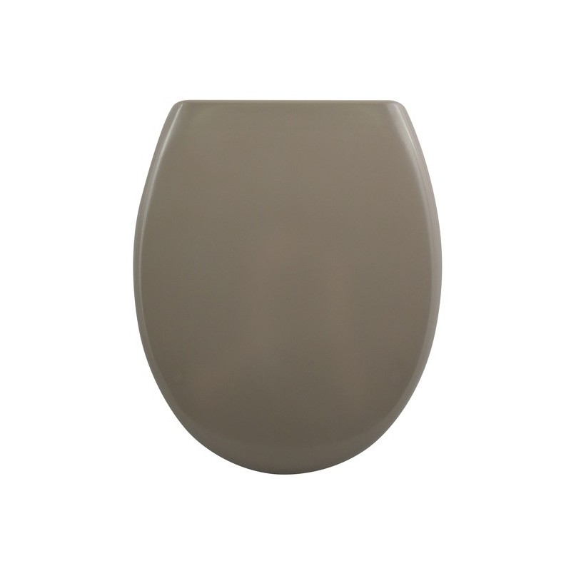 Spirella Copriwater EASY CLIP Plastica Grigio - Cerniere in Acciaio Inox Spirella