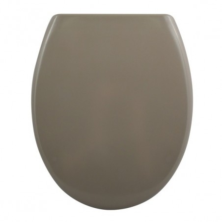 Spirella Toilet Seat EASY CLIP Thermoset Gray - Stainless Steel Hinges Spirella