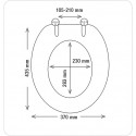 Spirella WC-Sitz Titanuim Grey MDF STYLE - Zinkscharniere Spirella