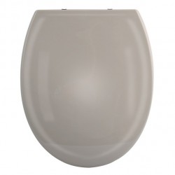 Spirella Toilet Seat PP HARRY Light Gray - Zinc Hinges