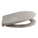 Spirella Toilet Seat PP HARRY Light Gray - Zinc Hinges Spirella