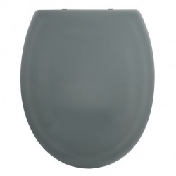Abattant Wc PP HARRY Gris Anthracite - Charnière Zinc Spirella