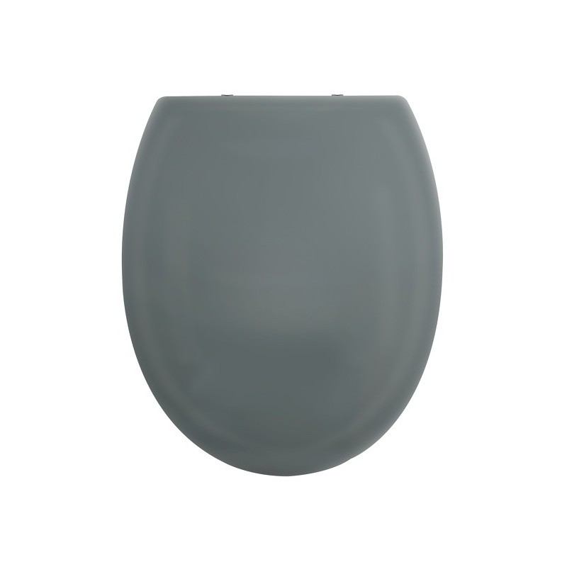 Spirella Asiento de inodoro PP HARRY Gris Antracita - Bisagra de zinc Spirella