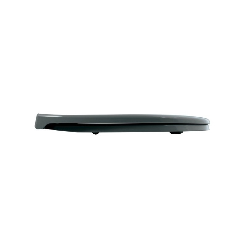 Spirella Asiento de inodoro PP HARRY Gris Antracita - Bisagra de zinc Spirella
