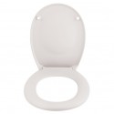 Spirella WC-Sitz Thermo Hard NEELA Mattweiß - Scharniere aus verchromtem ABS Spirella