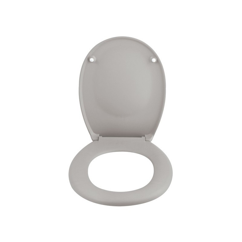 Spirella WC-Sitz Thermo Hard NEELA Matt Taupe - Verchromte ABS-Scharniere Spirella