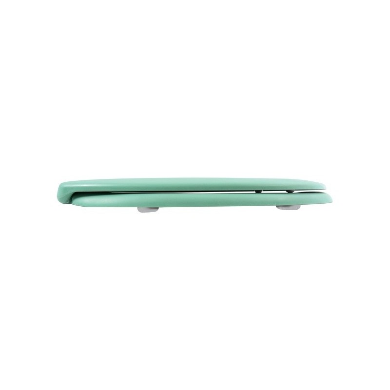 Abattant Wc Thermo Dur NEELA Vert mat - Charnières ABS Chromé Spirella Spirella