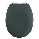 Abattant Wc Thermo Dur NEELA Vert Foncé mat - Charnières ABS Chromé Spirella Spirella