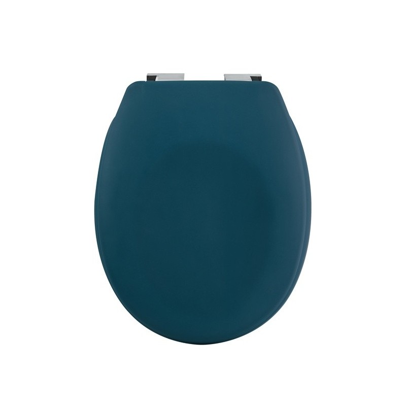 Spirella Toilet Seat Thermoset NEELA Matte Petrol - Chromed ABS Hinges Spirella