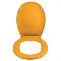Abattant Wc Thermo Dur NEELA Safran mat - Charnières ABS Chromé Spirella Spirella