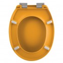 Abattant Wc Thermo Dur NEELA Safran mat - Charnières ABS Chromé Spirella Spirella