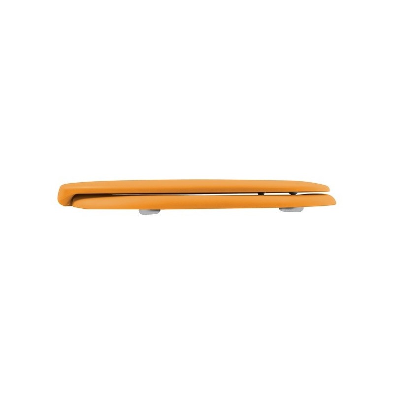 Spirella Copriwater Plastica NEELA Giallo opaco - Cerniere in ABS cromato Spirella