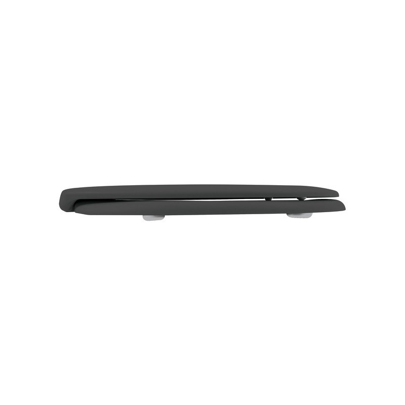 Abattant Wc Thermo Dur NEELA Gris mat - Charnières ABS Chromé Spirella Spirella