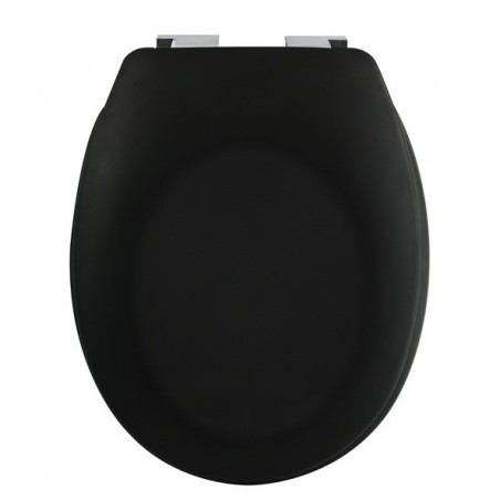 Abattant Wc Thermo Dur NEELA Noir mat - Charnières ABS Chromé Spirella Spirella