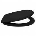 Abattant Wc Thermo Dur NEELA Noir mat - Charnières ABS Chromé Spirella Spirella