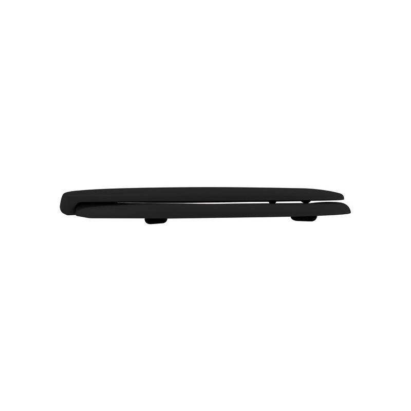 Abattant Wc Thermo Dur NEELA Noir mat - Charnières ABS Chromé Spirella Spirella