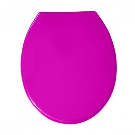 MSV Asiento de inodoro PP Rosa - Bisagras de PS MSV