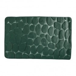 Tapis de bain  Microfibre PEBBLE 40x60cm Vert Foncé MSV
