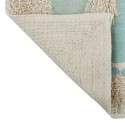 Tapis de bain Coton 40x60cm Pied Bleu & Gris MSV MSV