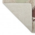 MSV Badematte aus Baumwolle PIED 40x60cm Braun & Grau MSV