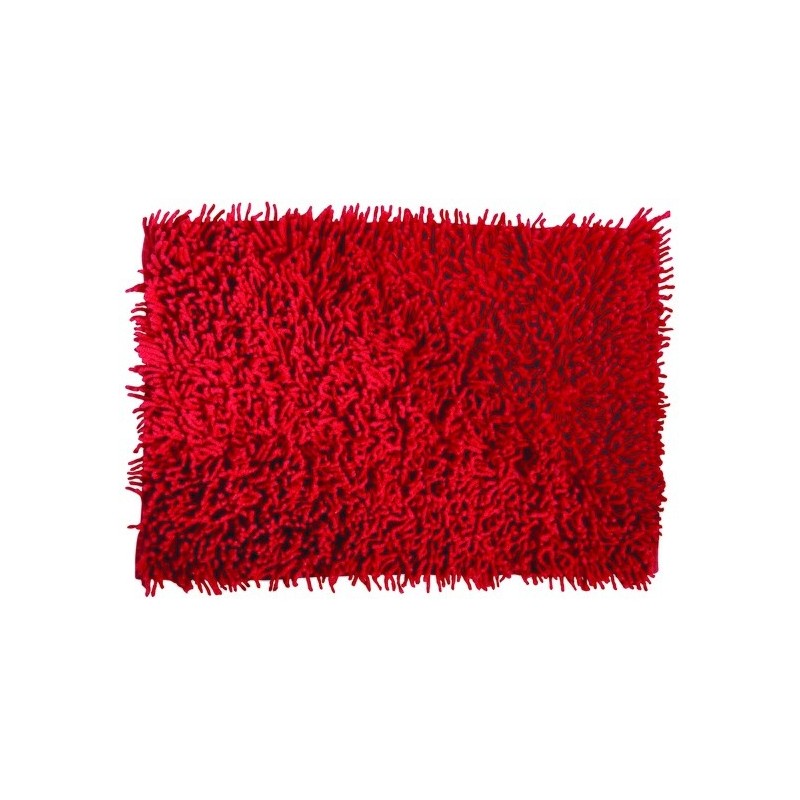 MSV Bathroom mat Cotton 40x60cm Red MSV