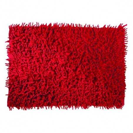 Tapis de bain Coton 40x60cm Rouge MSV MSV