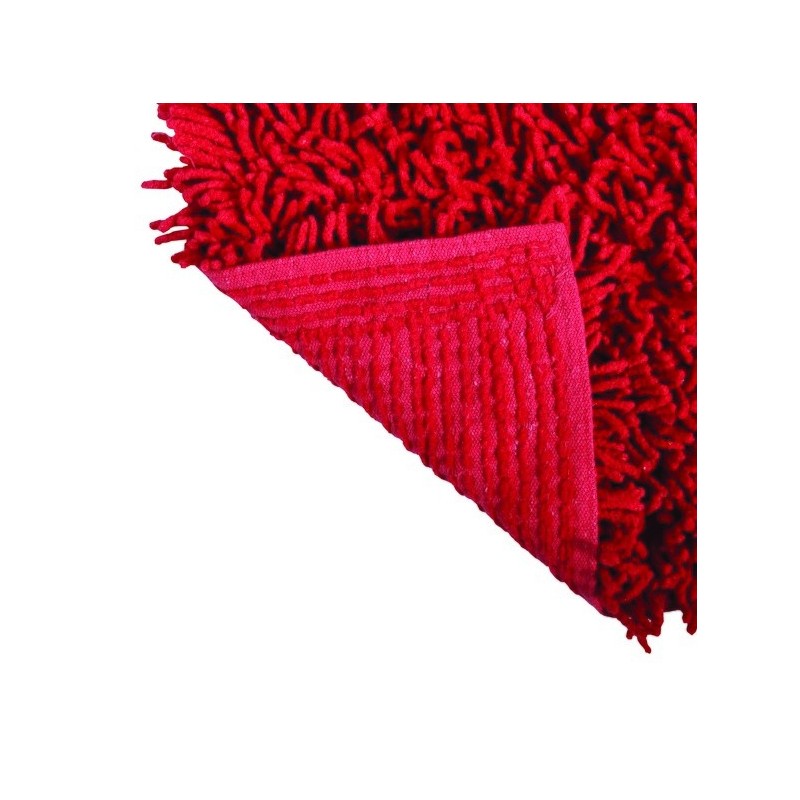 MSV Alfombra de baño de algodón 40x60cm Rojo MSV