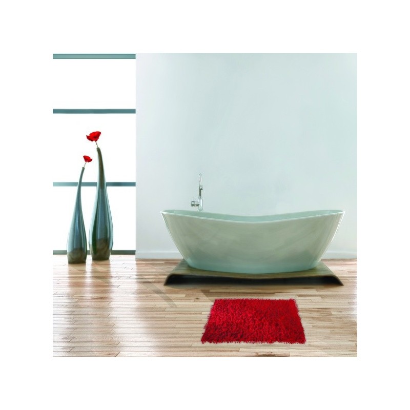 Tapis de bain Coton 40x60cm Rouge MSV MSV