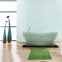 Tapis de bain Coton DALIJA 45x70cm Vert Basil MSV MSV