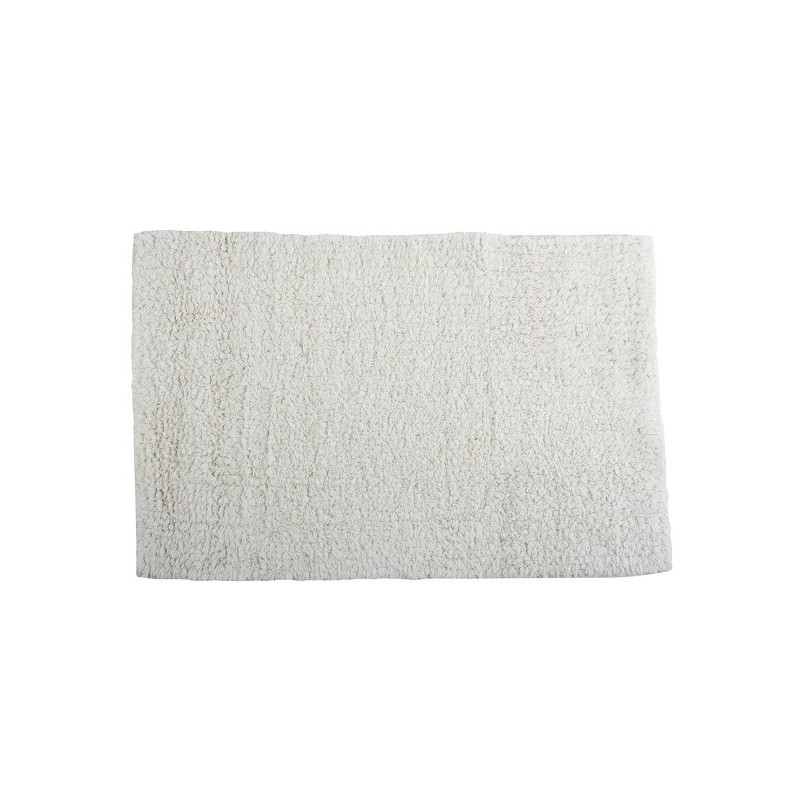 MSV Alfombra de baño de algodón 45x70cm Blanco MSV