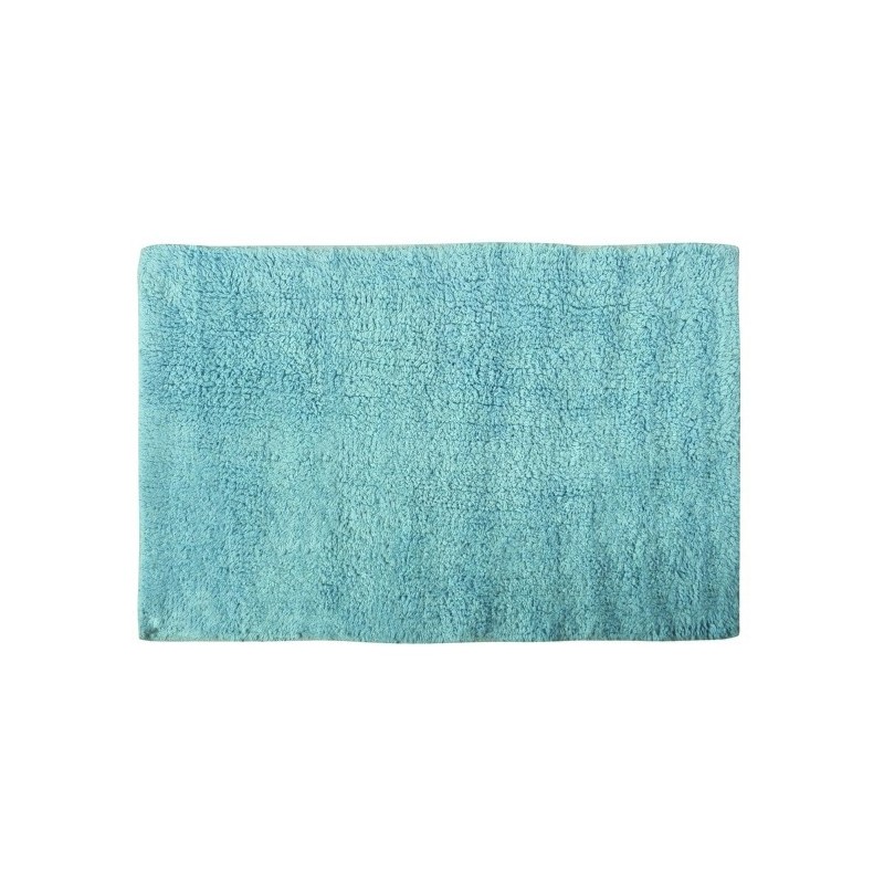 MSV Badematte aus Baumwolle 45x70cm Blau MSV