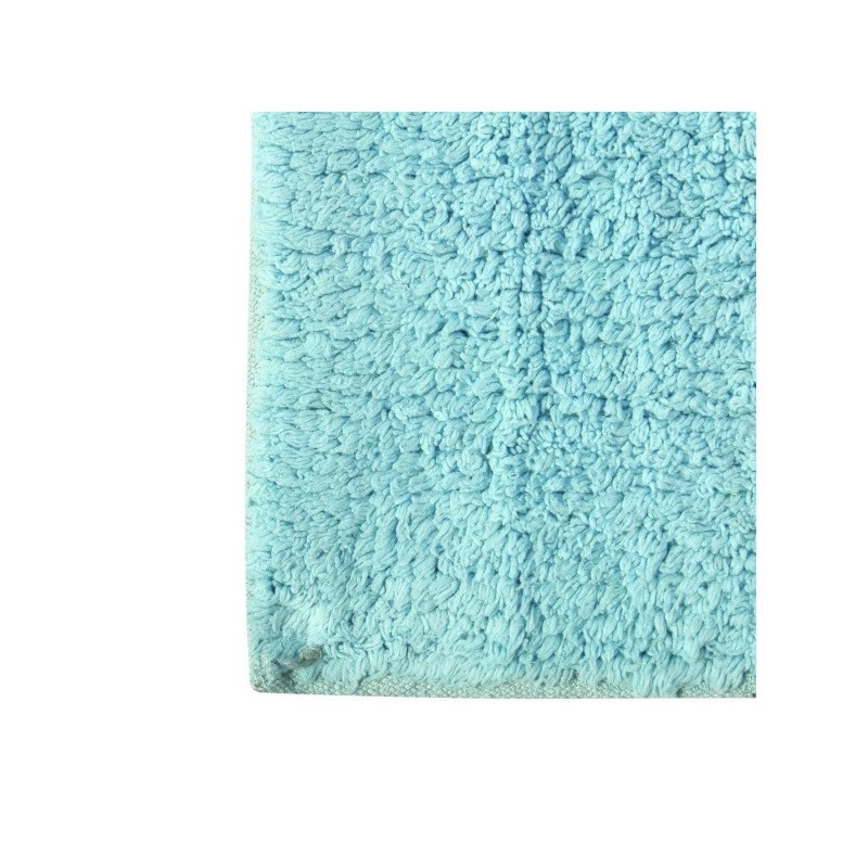 Tapis de bain Coton 45x70cm Bleu MSV MSV